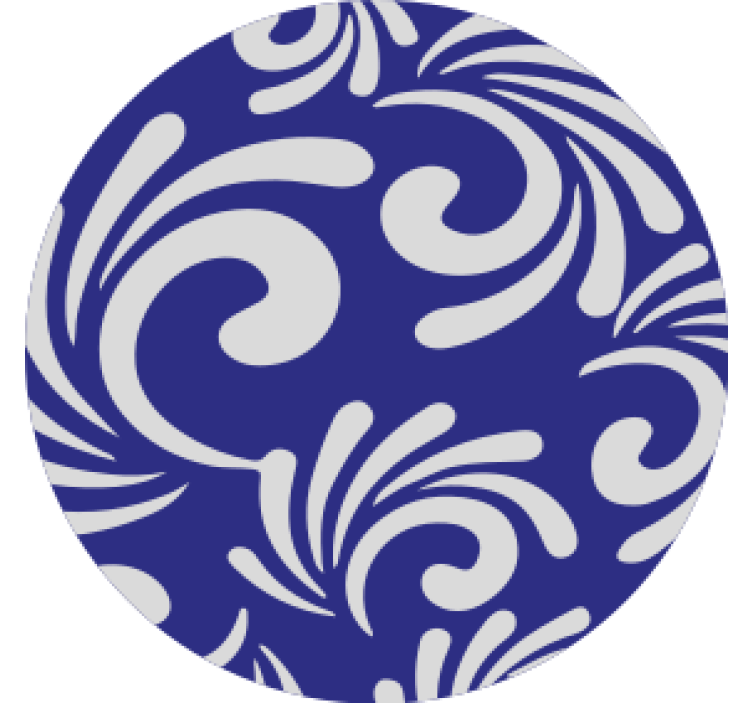 Dessous de verre motif à motifs tourbillonnants - TenStickers