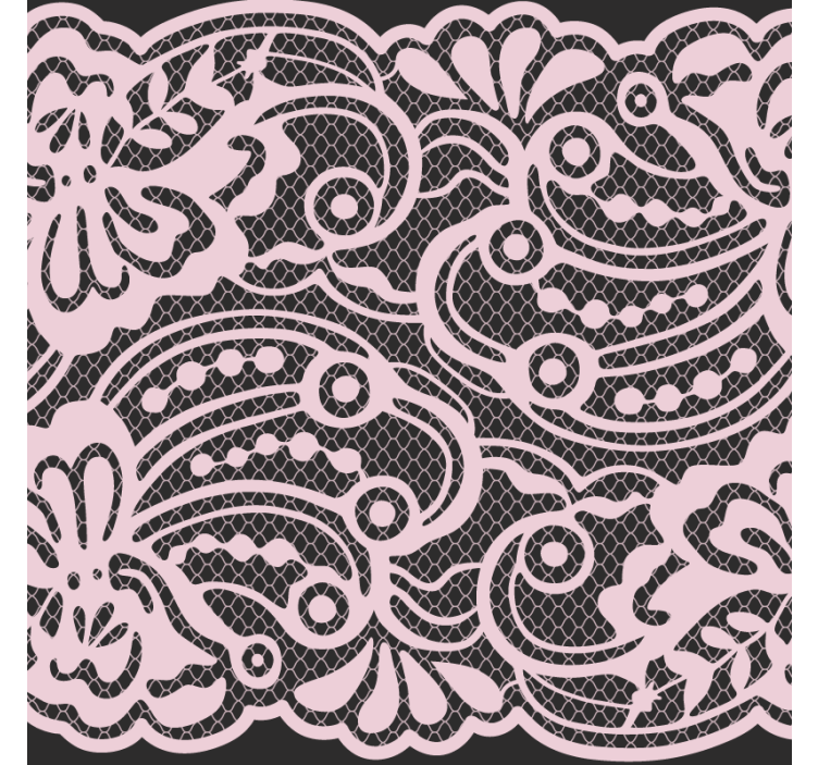 Dessous de verre moderne motif dentelle élégant - TenStickers