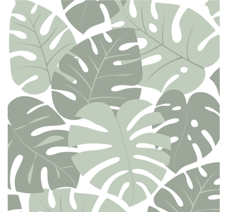 Dessous de verre motifs de monstera feuillus - TenStickers