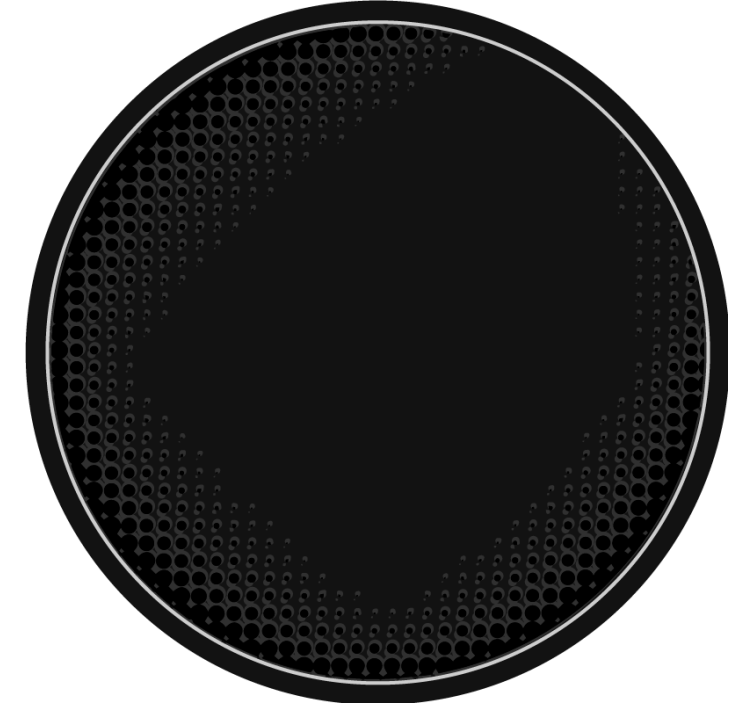 Dessous de verre bière surface circulaire texturée - TenStickers