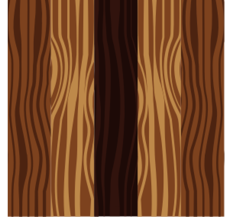 Dessous de verre en bois naturel effet grain - TenStickers