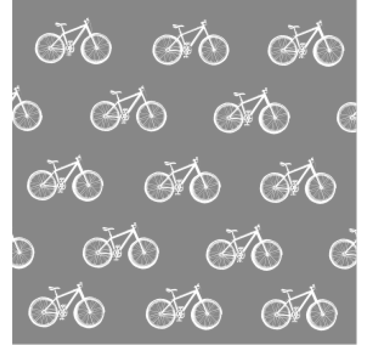Dessous de verre moderne motif de bicyclettes - TenStickers