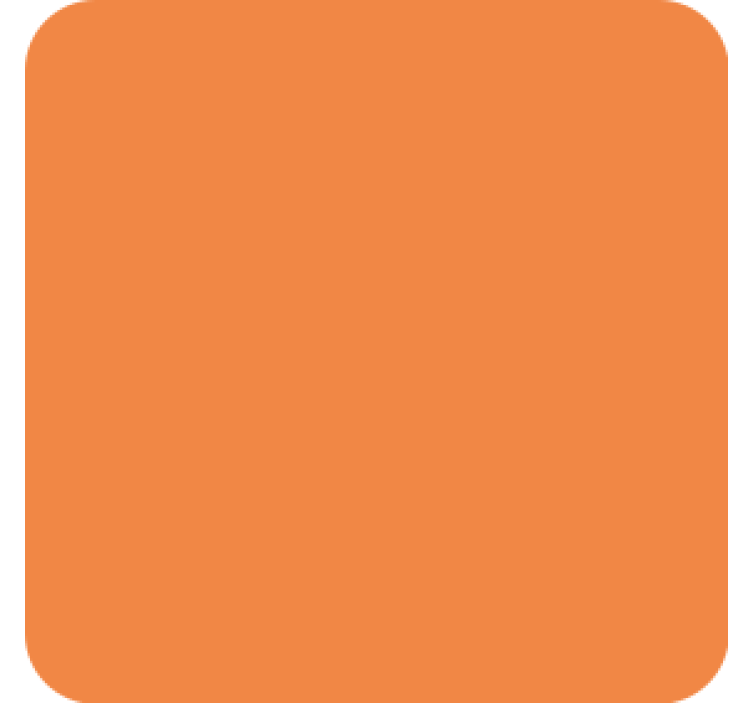 Dessous de verre surface orange simple - TenStickers
