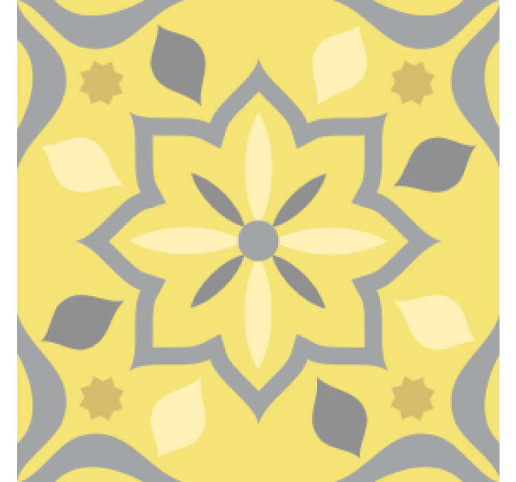 Dessous de verre mariage design floral élégant - TenStickers