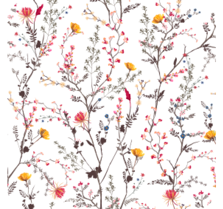 Dessous de verre motif branches florales - TenStickers
