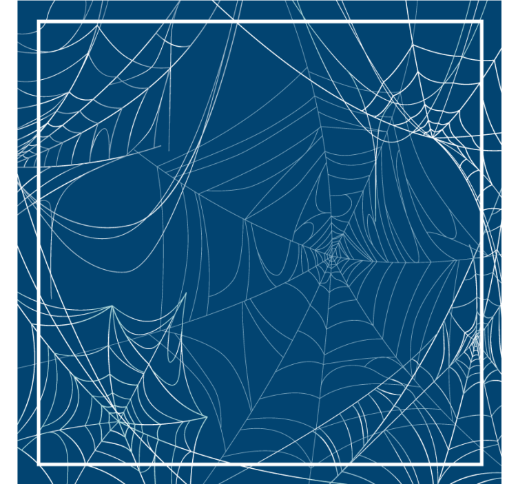 Dessous de verre Halloween motif de toile complexe - TenStickers