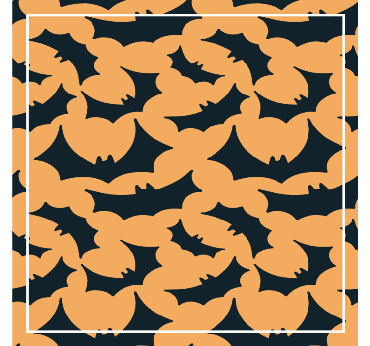 Dessous de verre halloween motif chauve-souris - TenStickers