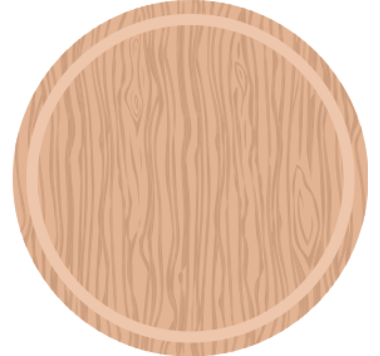 Dessous de verre surface en bois naturel - TenStickers