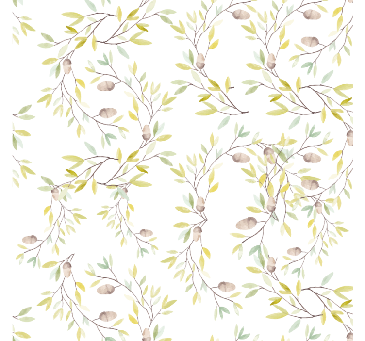 Dessous de verre motif de vignes florales - TenStickers