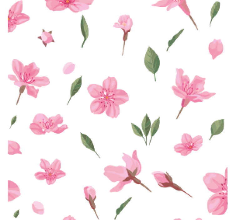 Dessous de verre bière motif floral inspiré - TenStickers