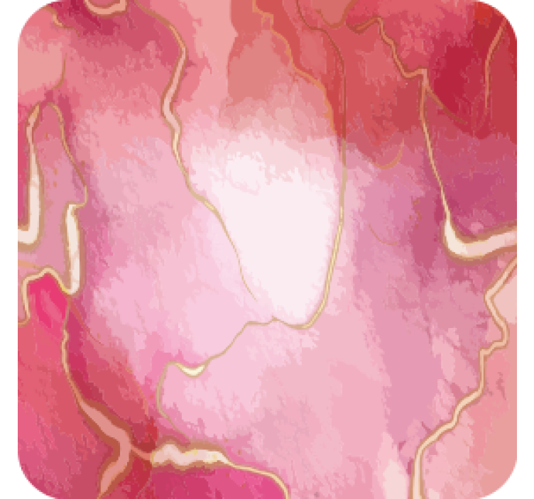Dessous de verre marbre rose fluide - TenStickers