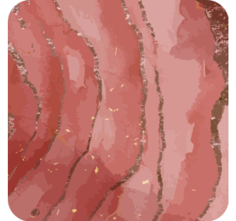 Dessous de verre tourbillon marbre rose abstrait - TenStickers