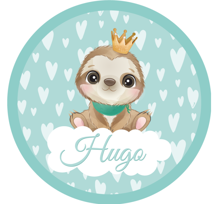 Dessous de verre geek personnage paresseux mignon - TenStickers