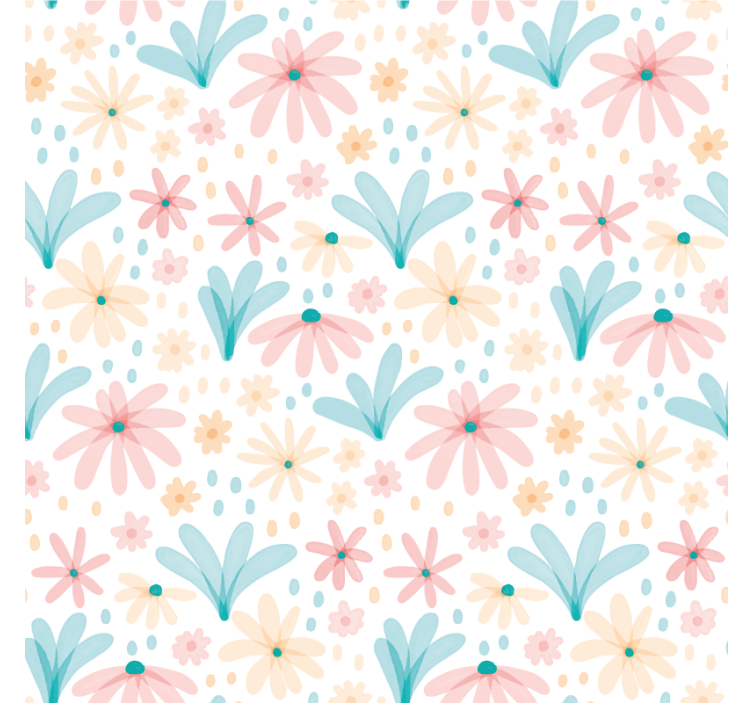 Dessous de verre motif floral - TenStickers