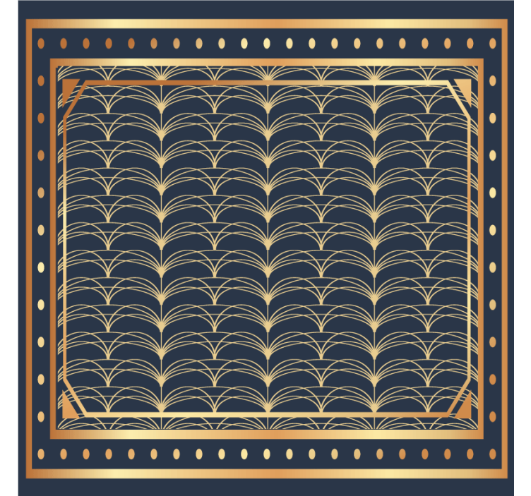 Dessous de verre motif géométrique élégant - TenStickers