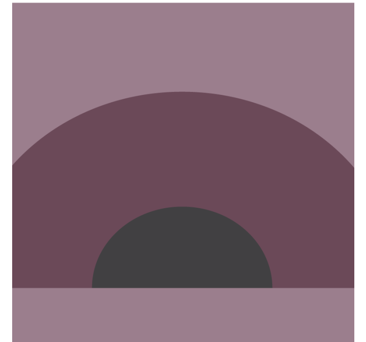 Dessous de verre design en couches courbées - TenStickers