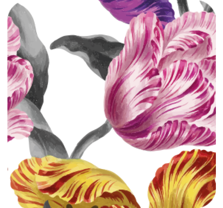 Dessous de verre moderne motifs botaniques vifs - TenStickers