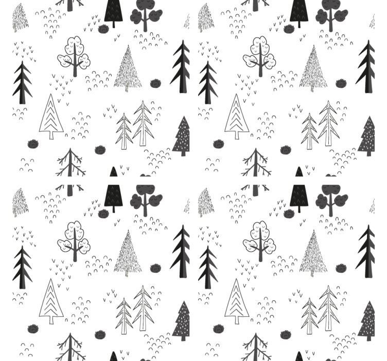 Dessous de verre art de ligne naturel - TenStickers