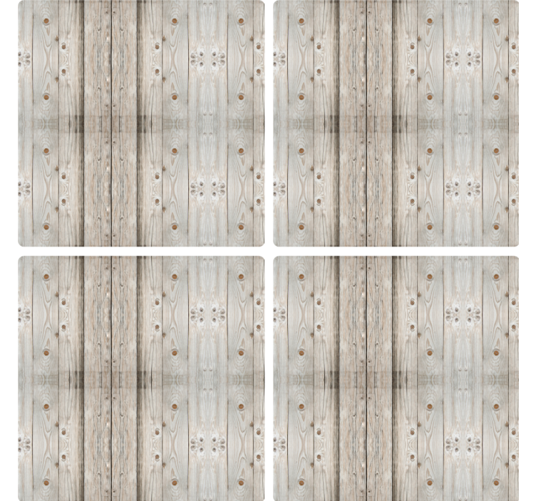 Dessous de verre texture bois naturel - TenStickers