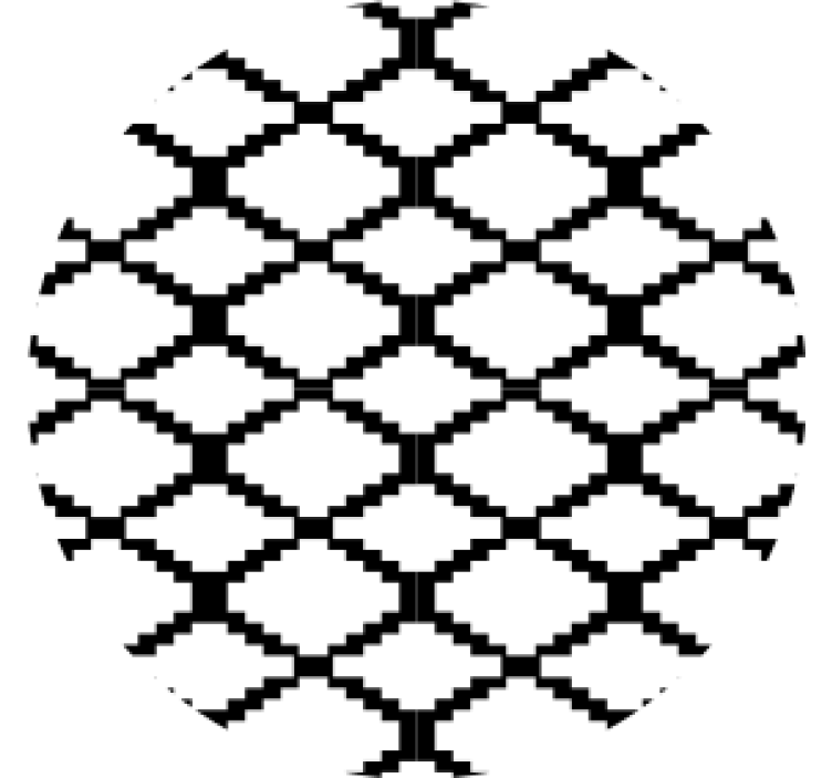 Dessous de verre motif géométrique en superposition - TenStickers