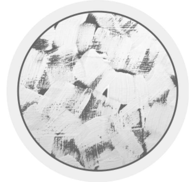 Dessous de verre coups de pinceau monochromes abstraits - TenStickers
