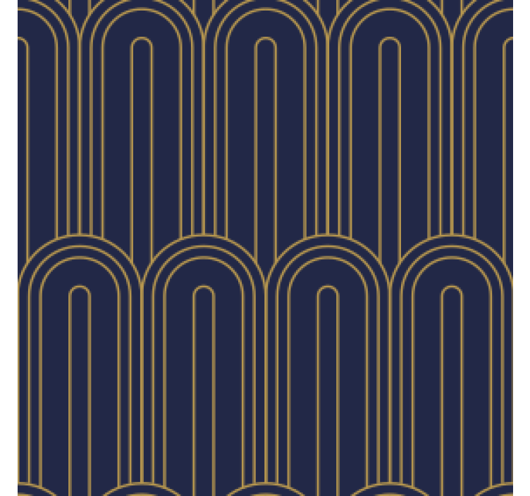 Dessous de verre motif lignes courbes - TenStickers