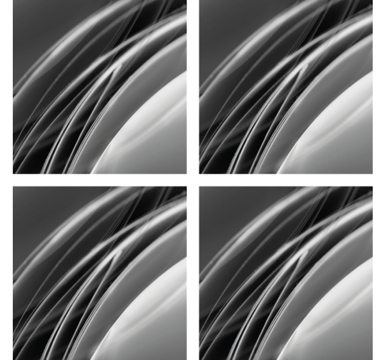 Dessous de verre motif de vagues abstraites - TenStickers