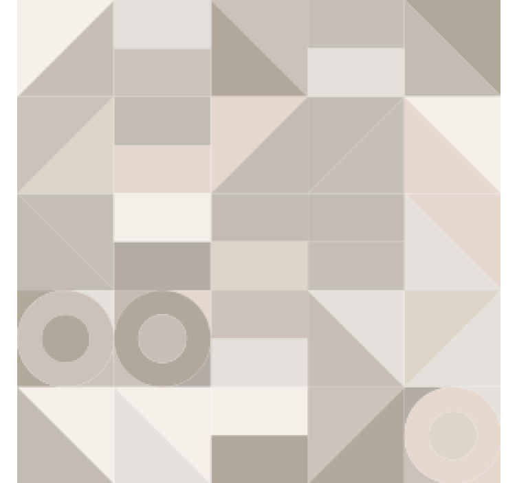 Dessous de verre motifs géométriques neutres - TenStickers