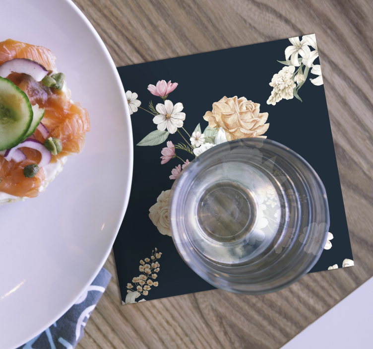 Caboteur bouquet floral vintage - TenStickers