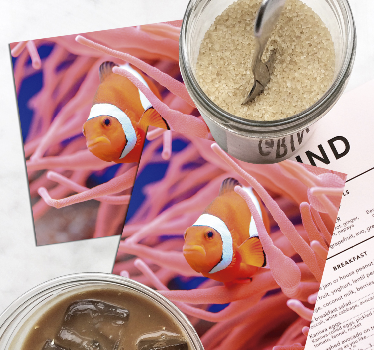 Dessous de verre Poisson clown - TenStickers