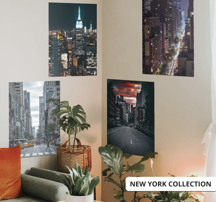 Impression d'affiche de la ville de new york - TenStickers
