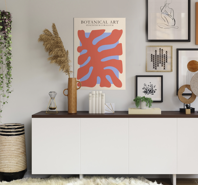 Impression d'affiche de conception de corail - TenStickers