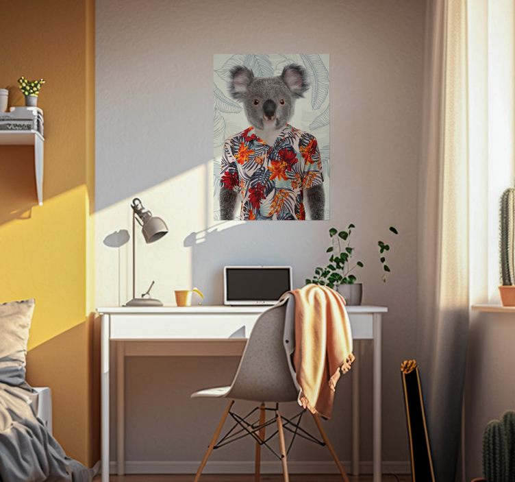 Poster chambre ado élégant koala - TenStickers