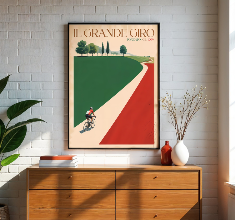 Poster cyclisme il grande giro - TenStickers