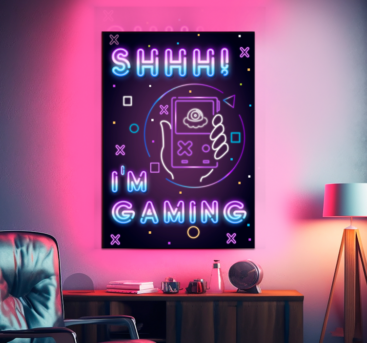Poster jeux vidéo i am gaming - TenStickers