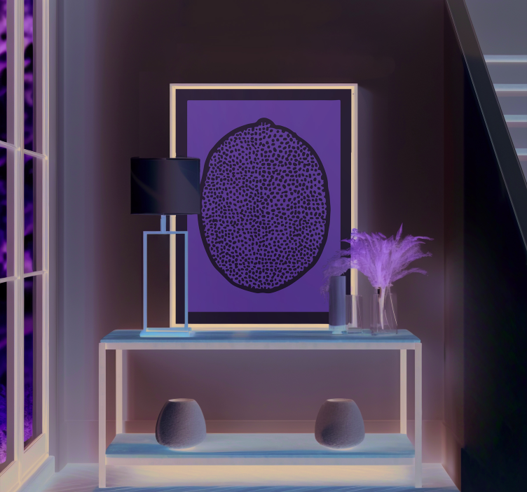 Poster nordique tranches de citron vert - TenStickers