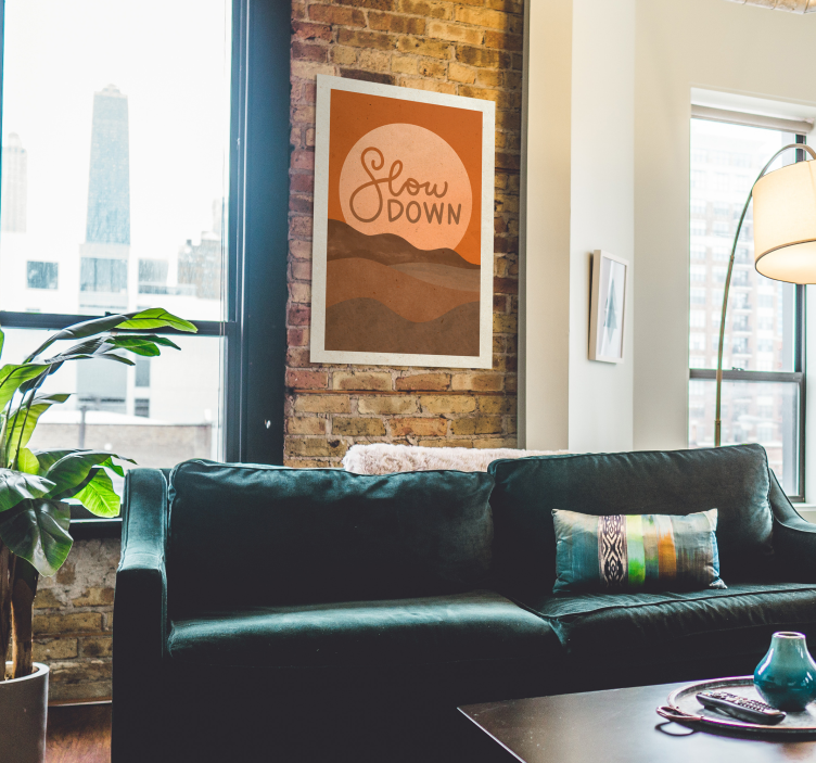 Ralentir l'impression d'affiches de texte - TenStickers