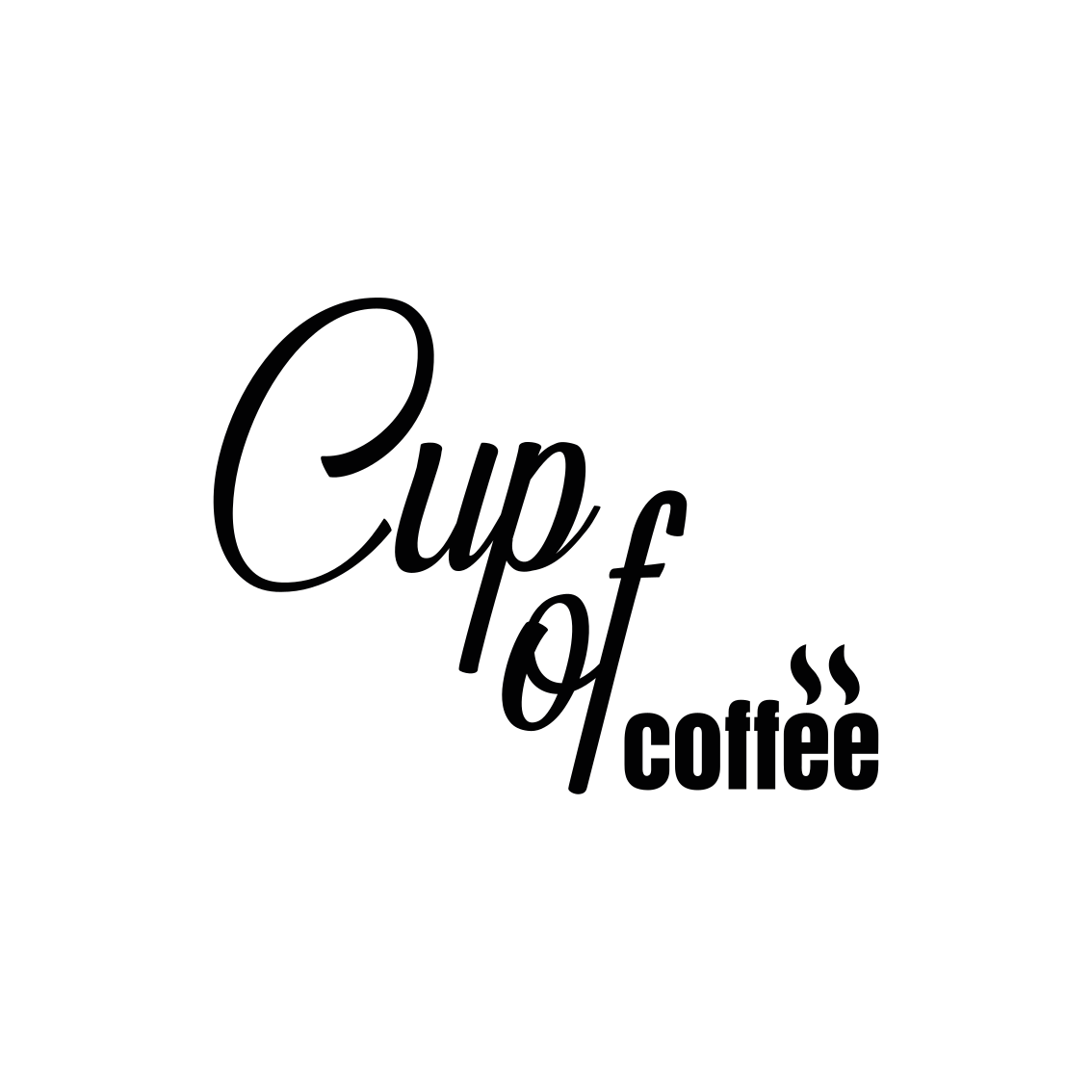 Poster cuisine tasse de café style minimaliste 3 - TenStickers