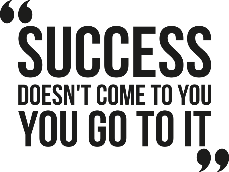 Poster bureau succès grand design - TenStickers