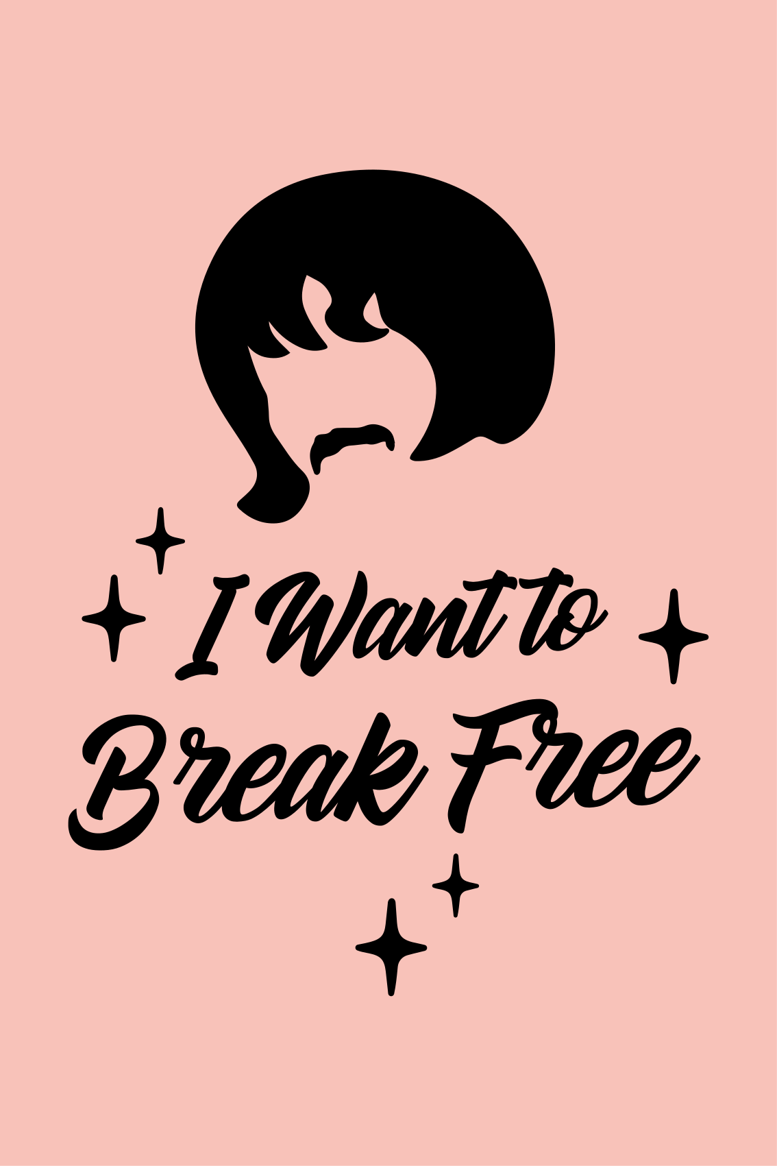 Poster phrases inspiration iconique - TenStickers