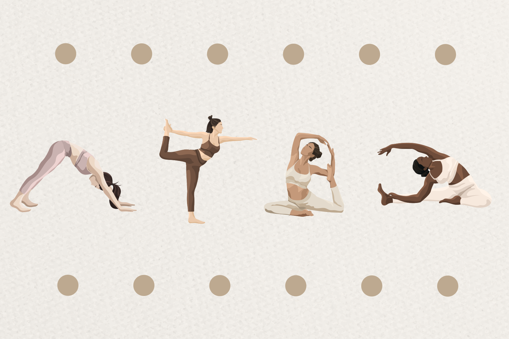 Poster phrases séquence de poses de yoga - TenStickers