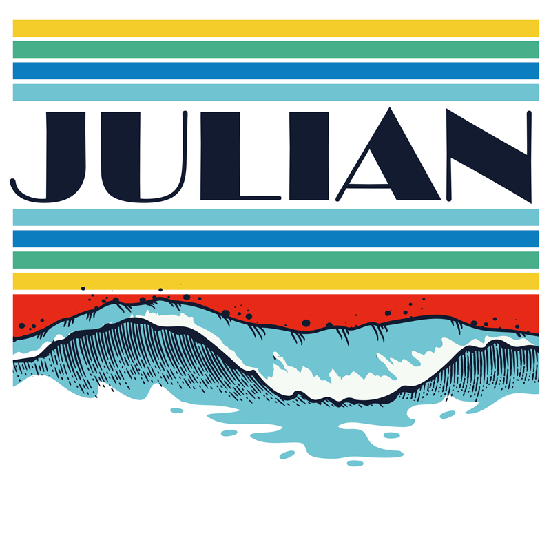 Poster chambre ado paysage marin personnalisé - TenStickers