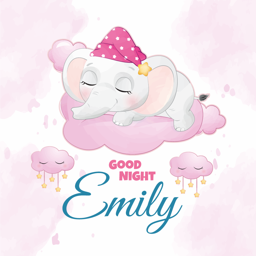 Poster personnalisable Élégant Éléphant de rêves - TenStickers
