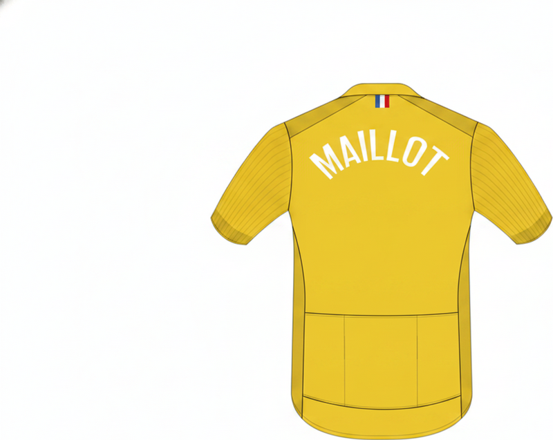 Poster cyclisme maillot jaune - TenStickers