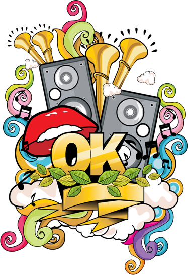 Poster musique graffiti musical décoratif - TenStickers