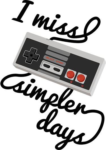 Poster vintage autocollants geek des jours simples - TenStickers