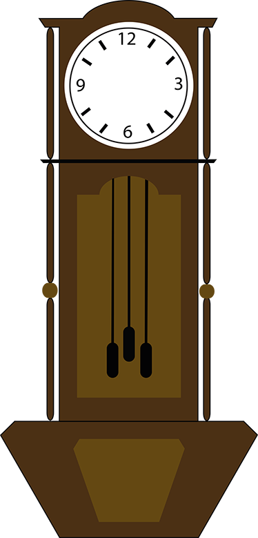 Poster vintage horloge ancienne - TenStickers
