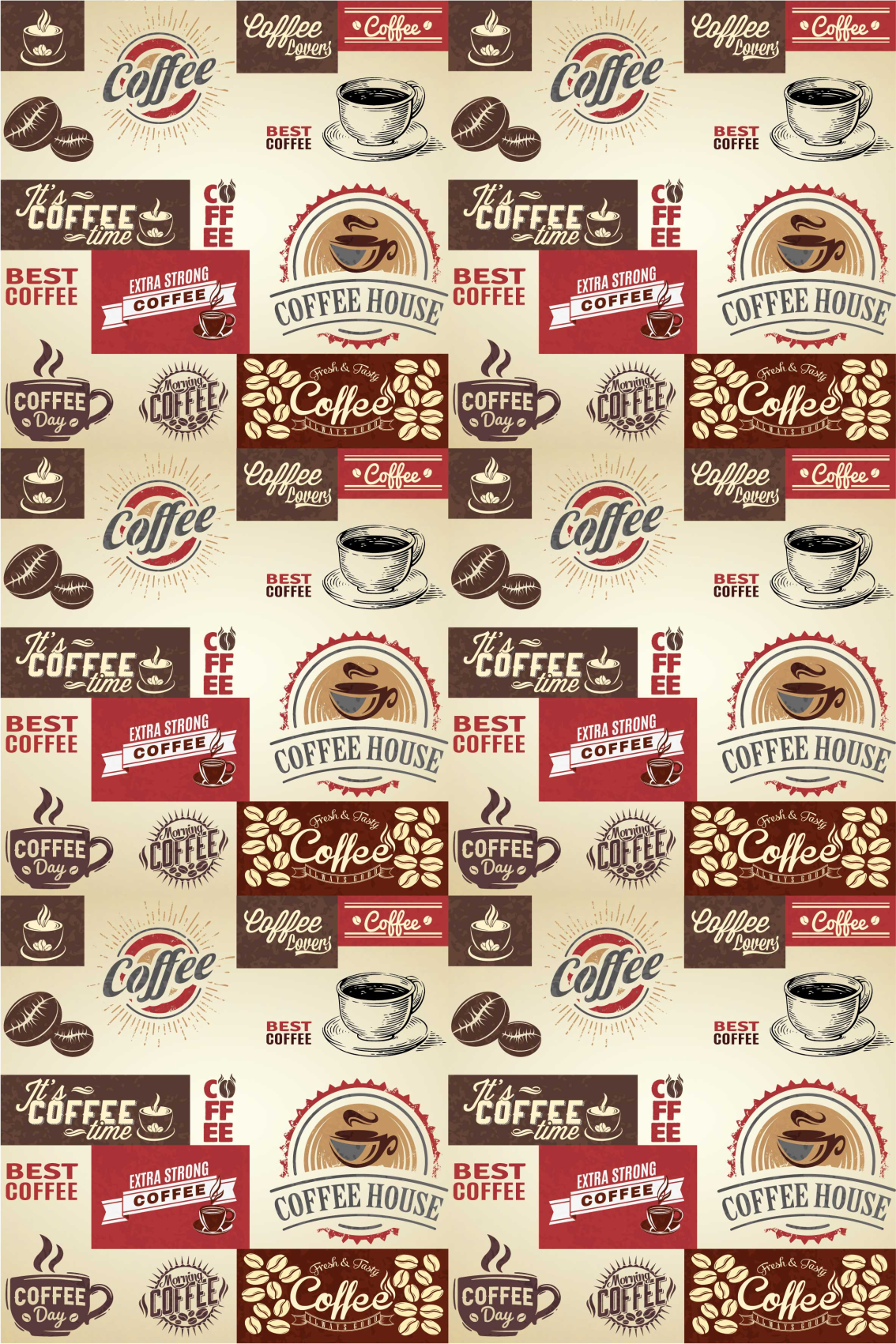 Poster vintage café rétro - TenStickers