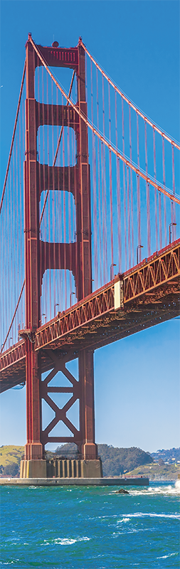 Poster paysages réfrigérateur goldenstate - TenStickers