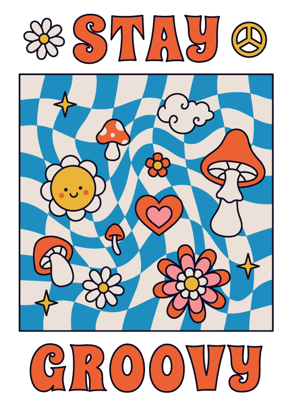 Poster phrases restez cool - TenStickers